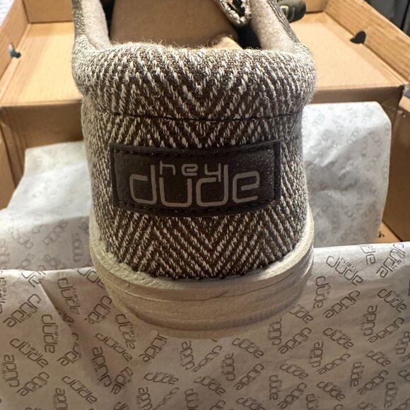 HEY DUDE WALLY FUNK HERRINGBONE NUT 10 - Picture 4 of 5